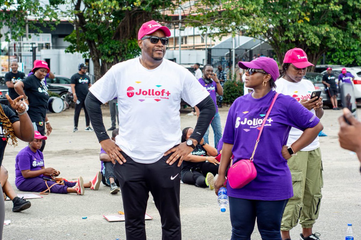 ntumba_eric's tweet photo. Great team walk and work out! #JollofWalk #JollofPlus @jollofplus_ng @ng_baobab #TogetherGreaterFaster https://t.co/Yqj4bljgye