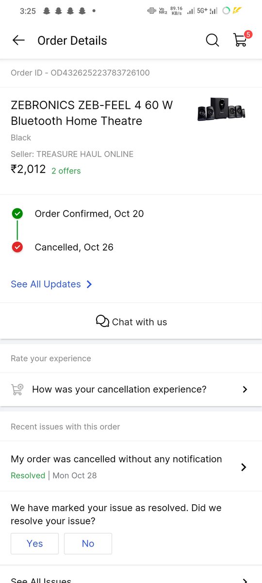 JHnn18324897's tweet photo. "Lost count of how many times my order was canceled by the seller, and customer care hasn't helped resolve it. Really disappointed with this experience. Anyone else dealt with this? #CustomerServiceFail #OrderIssues"
@flipkartsupport
@GovtOfIndia_ https://t.co/WBJ8yVrh8B