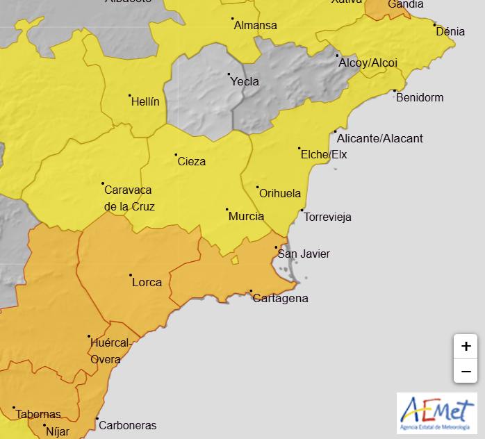 Actualización boletin <a href="/AEMET_Esp/">AEMET</a>
➡️noticias.112rmurcia.es/?0ZSJk