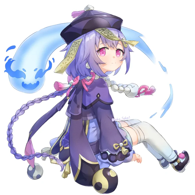 後ろ姿練習〜 #qiqi  #Genshin  #原神 