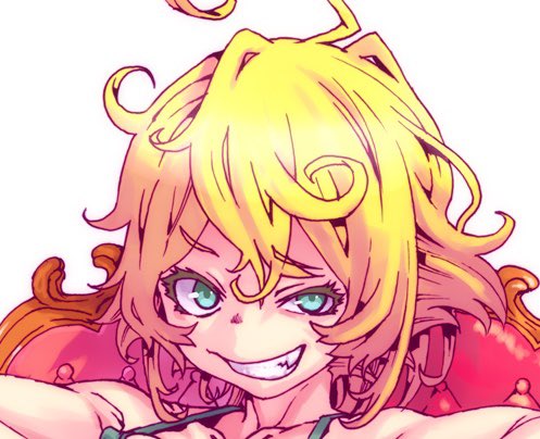 こういう顔描くの好きです。(h 