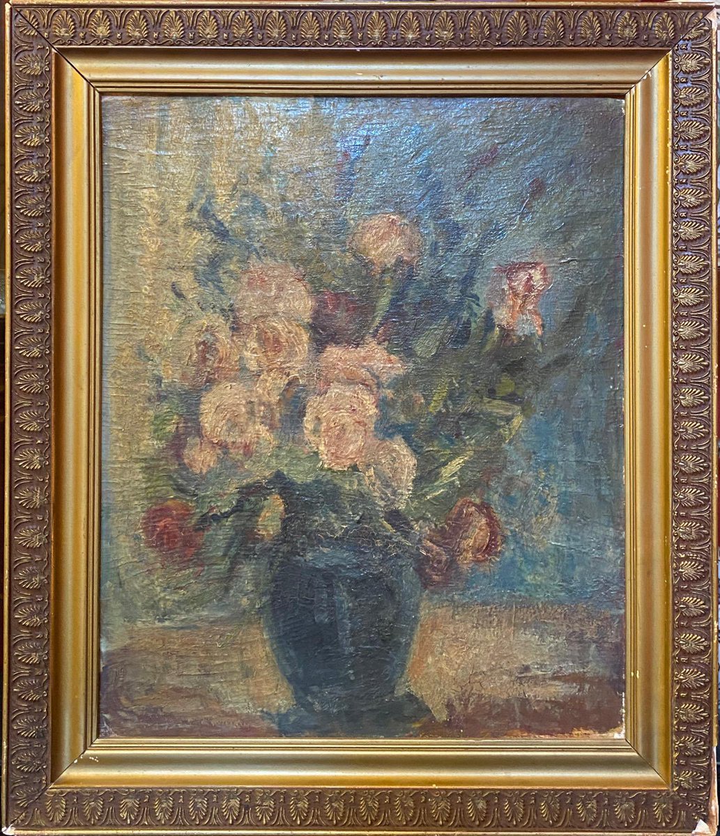BilfenK's tweet photo. Celal Uzmen (1901 - 1988)
(Tablonun çift tarafında 2 ayrı resim bulunmakta)

46 x 38 cm
Yağlı Boya / Tuval

Koleksiyonun 02 numaralı Celal Uzmen eseri

#BilfenSanatKoleksiyonu #BilfenArtCollection #CelalUzmen https://t.co/8E0yrBVvBH