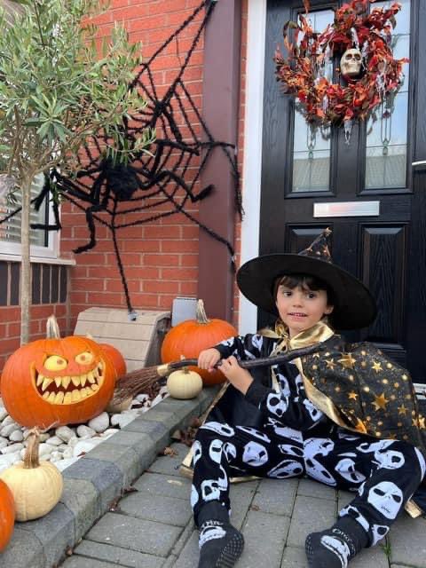 Francis, 1HC, had a fab time creating his pumpkin for the Family category! 🎃