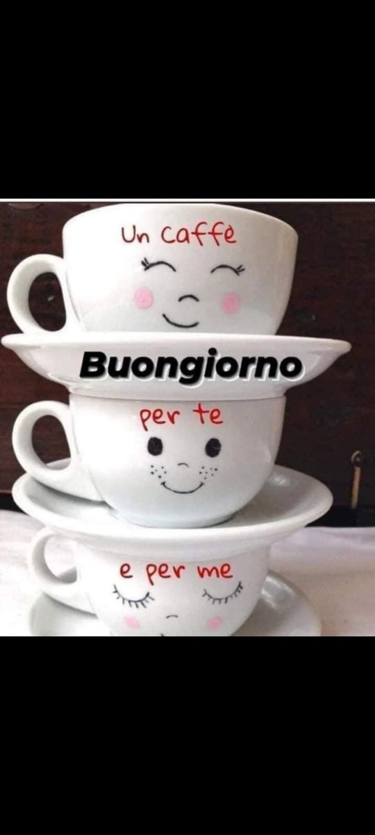 Buongiorno e felice domenica a tutti X ☕️🌹😘🌞
