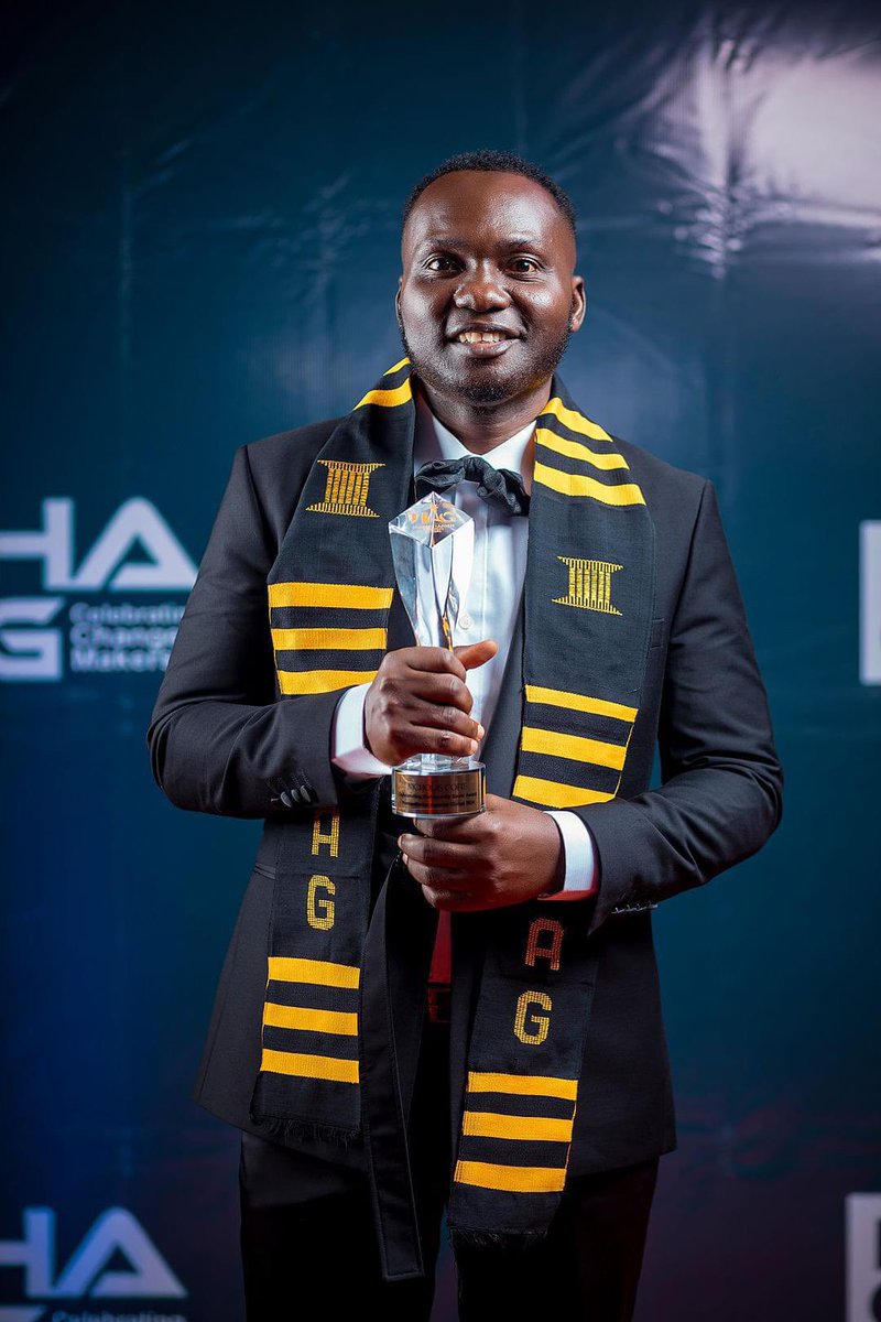 MHYHFoundation's tweet photo. We're thrilled to announce that our President, Mr. Nicholas Cofie, has been recognized with a prestigious Humanitarian Award at the La Palm Royal Beach! He was adjourned the outstanding Community saver. https://t.co/jokQSkbP3b