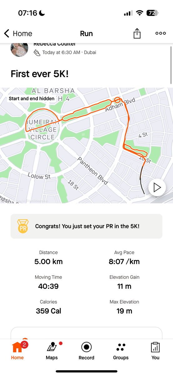 Wholesome Sunday morning… first 5K ran and a lasagne made for dinners this week, now to prep lunches and do some work for the week ahead 🙌🏼