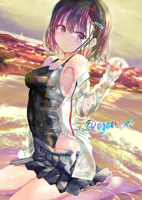 濡れ透けとか競泳水着とか。よろしくお願いいたします。 #三連休はフォロワーが増えるらしい 