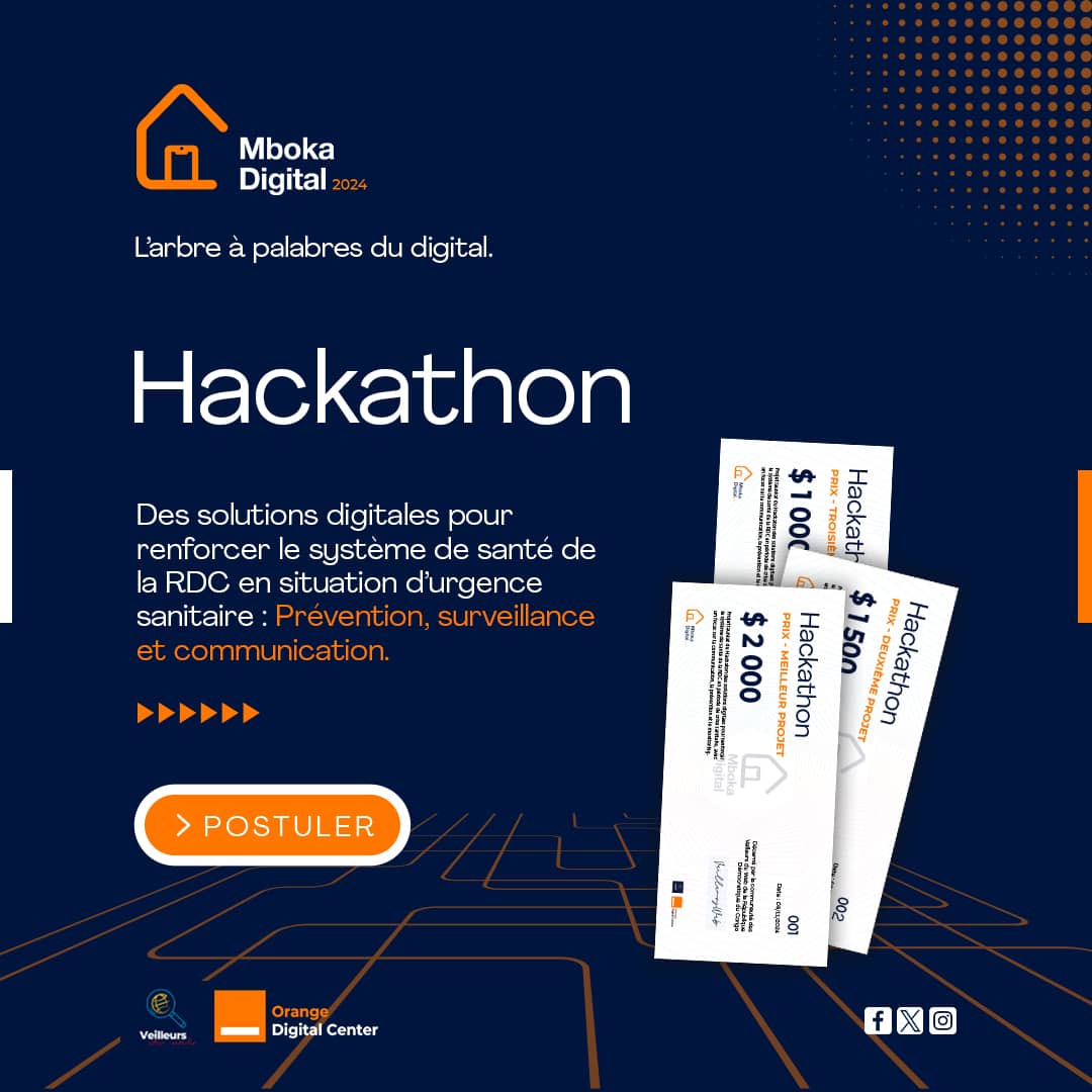 veilleursduweb's tweet photo. Mboka Digital c'est pour ce mardi déjà ! 😍

Tu hésites encore à t'inscrire au hackathon qui aura lieu durant les deux derniers jours de l’édition ? 

Découvre  toutes les étapes dans ce formulaire et inscris-toi directement 👉https://t.co/IaCYncxqTq…
#MbokaDigital https://t.co/8qF0wOb9Hg