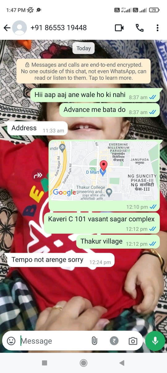 KetanDattani's tweet photo. While calling him, he told that company has not arranged a vehicle. So, he will not deliver. However, on App, we can see 4 times attempts were made. Customer care doesn't respond. Only IVR responses are available. @firstcryindia can't expect such services from your team. https://t.co/v3CQ0Cz486
