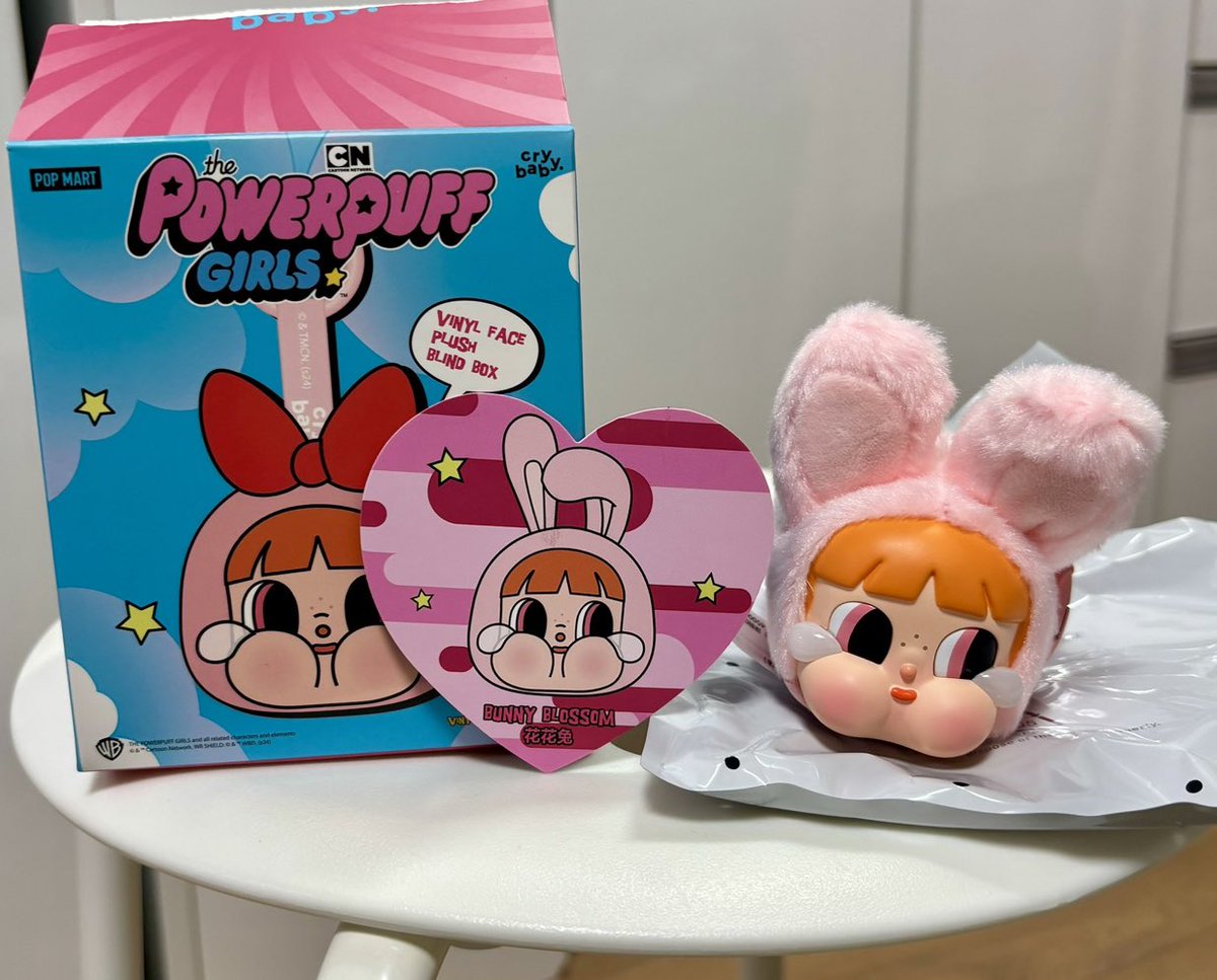 🍥 wts lfb pop mart cry baby ph

[ONHAND] 
BUNNY BLOSSOM
ppg face vinyl plush

₱1500

mop: gotyme
mod: ggx/jnt

t. popmart crybaby keyring blind box powerpuff girls