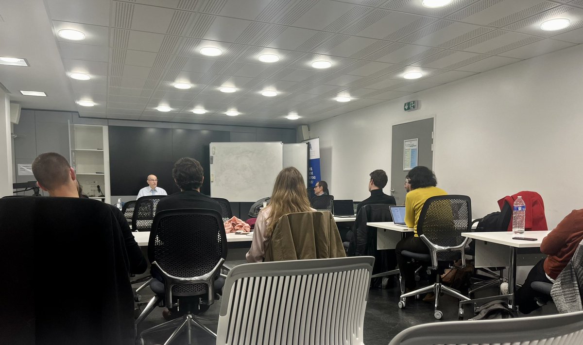 LLMPubliclaw's tweet photo. 🚨LLM PUBLIC LAW &amp; DEMOCRACY🚨

We would like to thank Pr. Patrick Weil (CNRS- Yale Law School) who came to discuss about his latest book, The madman in the White House?, at the program’s inaugural lecture. https://t.co/gY0pJ4qYQE