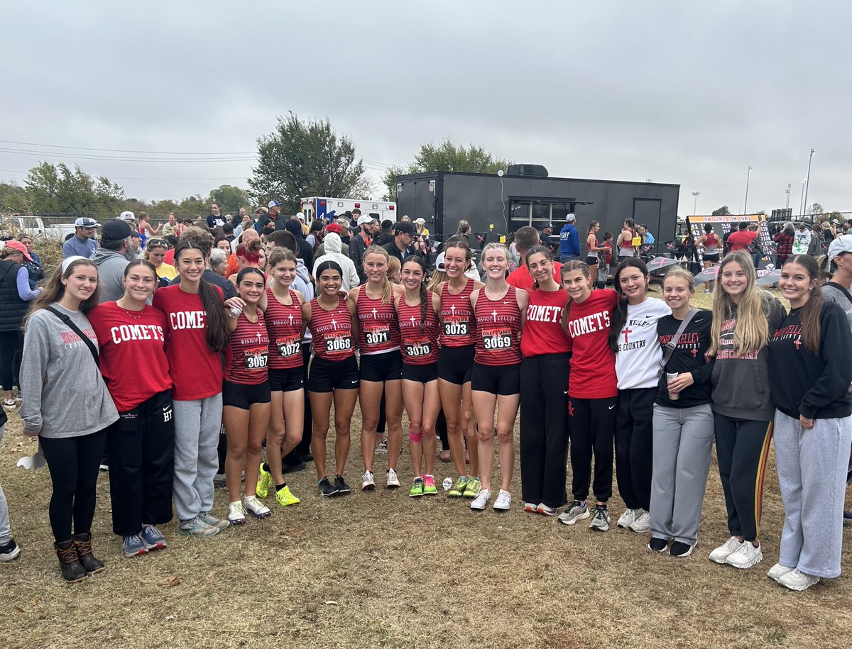 BKGirlsXC's tweet photo. 2024 5A STATE CHAMPIONS!!!
Outstanding finish to an outstanding season. Individual champion Gwyn Meyers (3x) All State Malana Eureste (4x) Annabelle Gentry and Kherington Smith.  Seniors end their BKGXC careers with 2 State Titles an Academic State Championship and a runner up. https://t.co/eKGOzJjgGJ