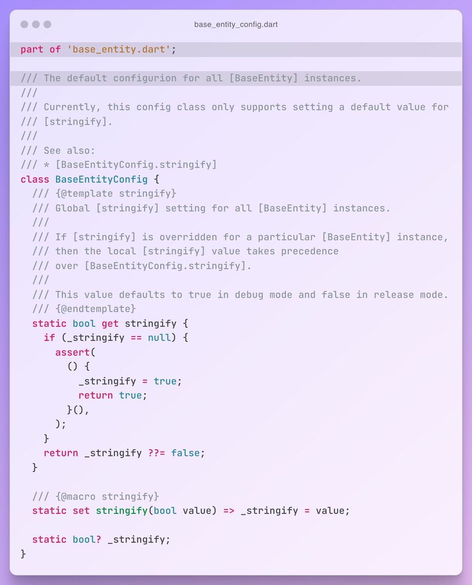 ryanaidilp_'s tweet photo. However, it feels overkill to install an external package just for basic equality checks. So, I built a few classes based on what I learned from equatable's codebase and named it base_entity. https://t.co/O1E7b5lc8s