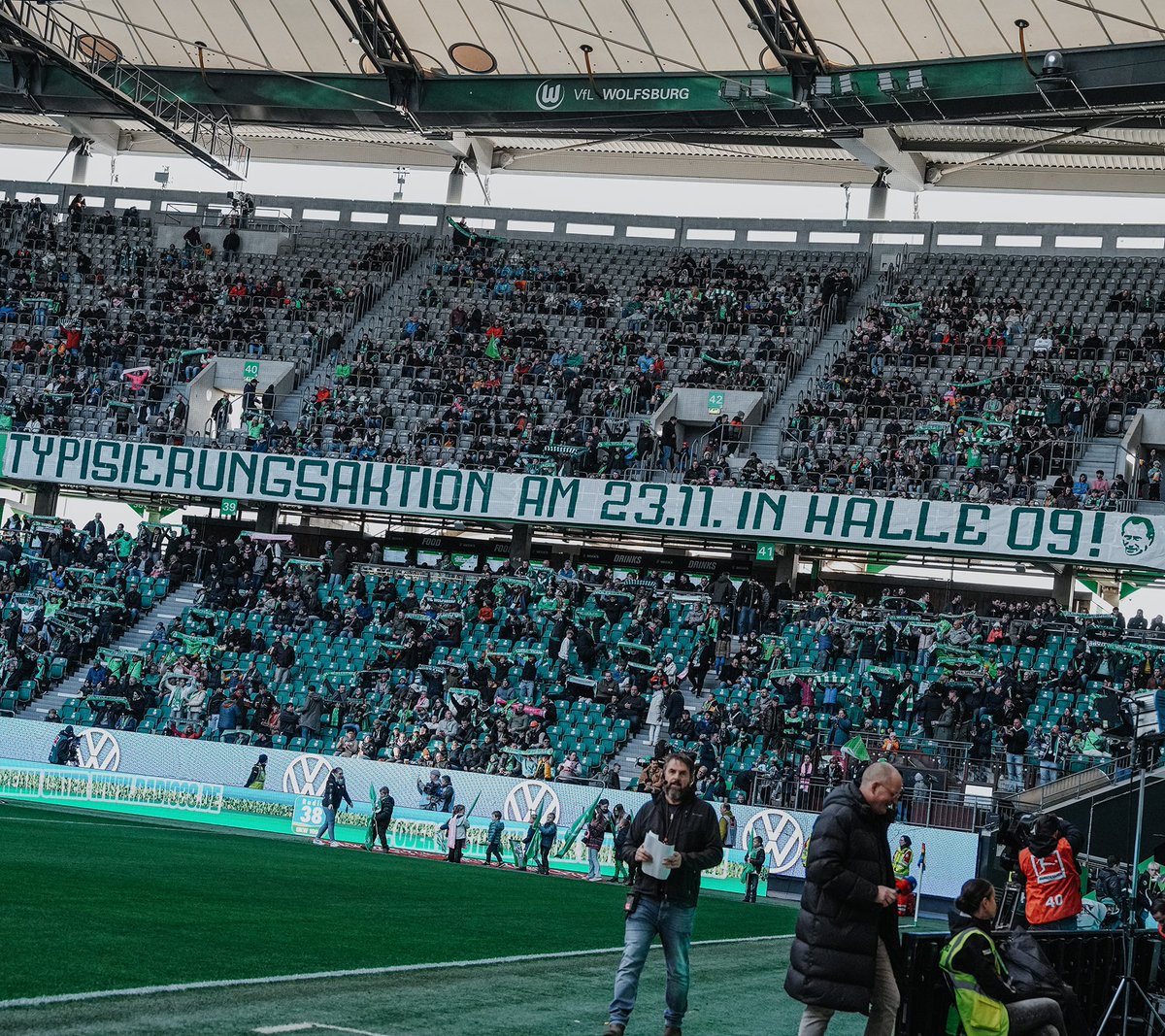 Ihr habt das Banner gestern bei #WOBFCA gesehen. Jede Registrierung zählt. Hier findet ihr alle Infos zur Typisierungsaktion am 23. November zum Heimspiel #WOBFCU. ➡️ coesione-ultras.de

#VfLWolfsburg