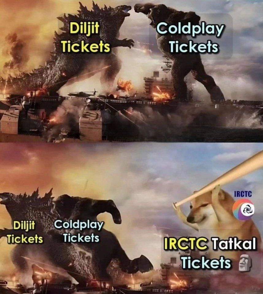gemsofbabus_'s tweet photo. IRCTC 🗿 https://t.co/SCIFiaDTEG