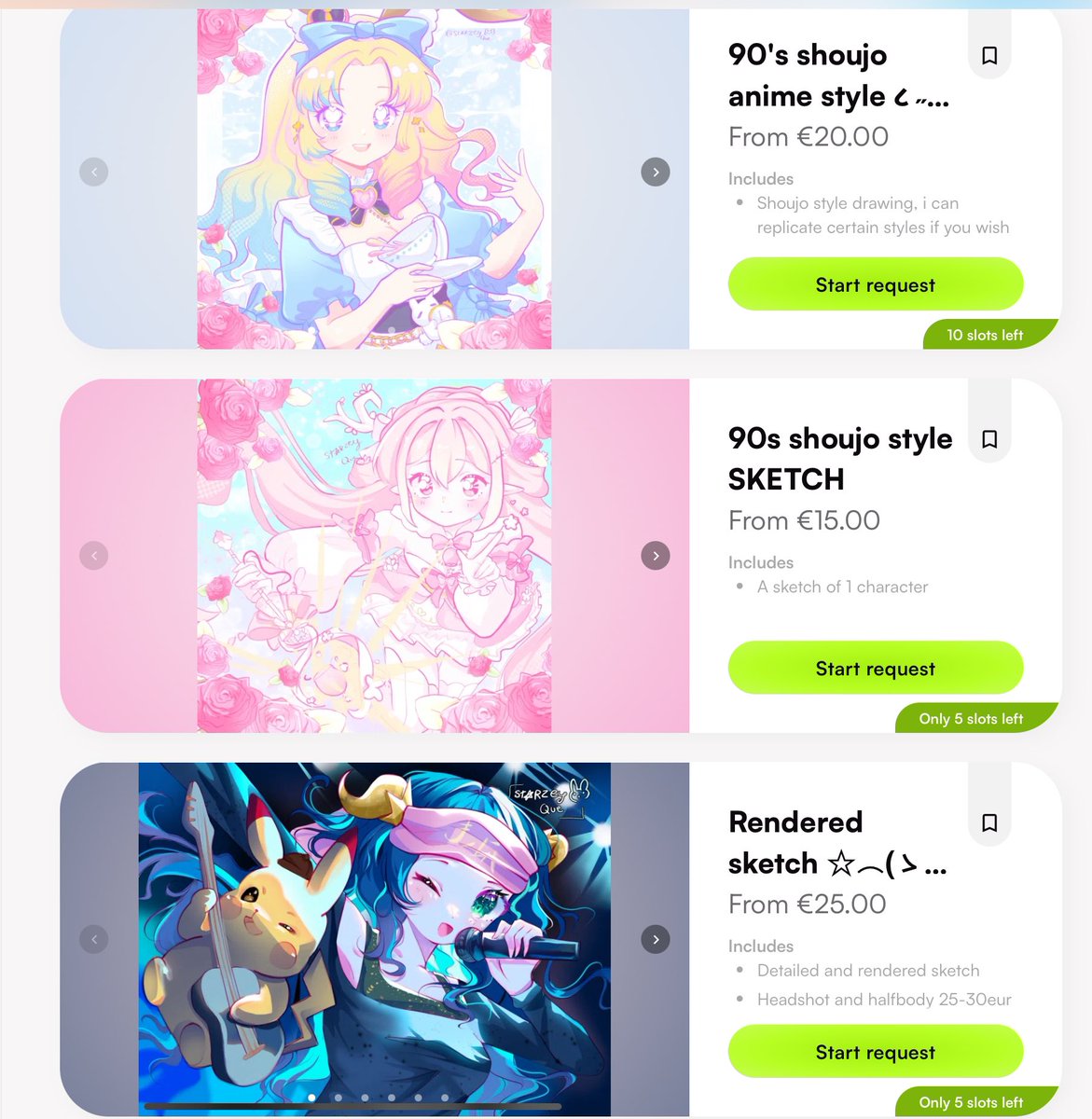 starzeyque's tweet image. COMMISSIONS OFFICIALLY OPEN!!

90s style for 10 slots
90s sketch for 5 slots
Rendered sketch for 5 slots
90s pngtuber for 3 slots 💖