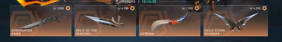 VisiblyPuzzled's tweet photo. Just seen on my #twitch #stream that I have 4 knives in my #valorant #store #valorantstore today!
Come hang out!
https://t.co/HCmirlTwEz
#britishaccent #twitch #twitchstreamer #gaymer #valorant #valorantstream #riotgames #valorantcosmetics #weaponskins https://t.co/lCUkz2sa8g