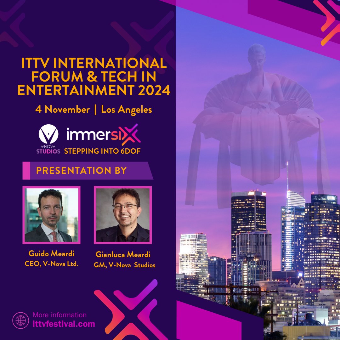 We’re all set to teleport you into a mind-blowing experience with #immersiX at <a href="/ITTVFestival/">@ITTVinternationalForum</a> 2024. 
#ITTVFestival #VNovaStudios #ITTVInternationalForum #TechInEntertainment #Vnova
