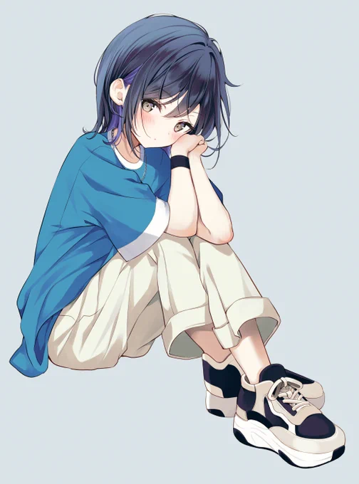 ボーイッシュな私服の反抗期の妹ちゃん 