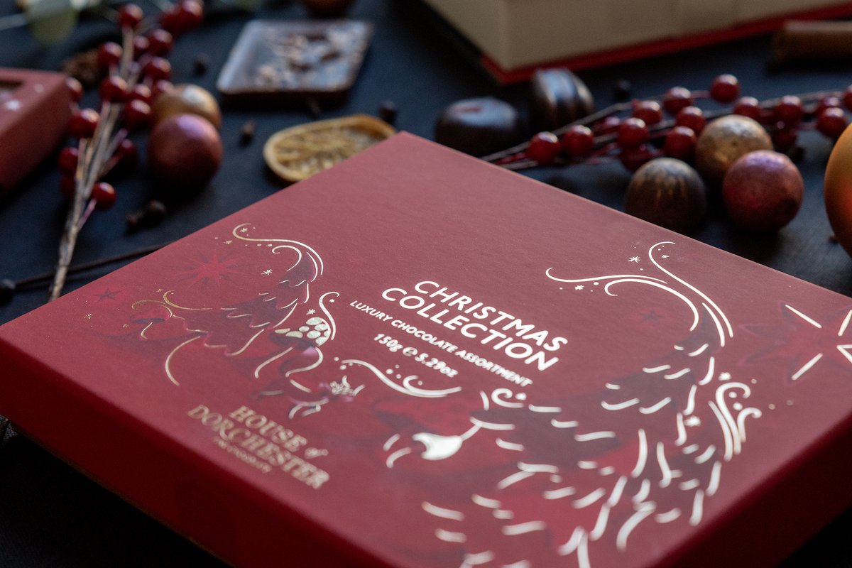 This Christmas discover our Christmas Collection Luxury Chocolate Assortment. A stunning gift box filled with delicious festive flavours, including Coconut Snowballs and Spiced Raspberry Truffles.

Available online at houseofdorchester.com.
