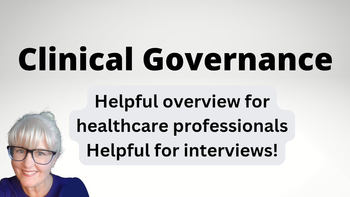 Carol Forde-Johnston💙 (@fordejohnston) on Twitter photo This week's <a href="/YouTube/">YouTube</a> video a simple overview of Clinical Governance, to support healthcare professionals preparing for interviews and management students learning about quality improvement: youtu.be/zN5i9Ld6ZVM
I hope you find it useful 🍀
<a href="/lanternpublish/">Lantern Publishing</a> <a href="/CNENetworkUK/">Clinical Nurse Educator Network 💙</a> This week's <a href="/YouTube/">YouTube</a> video a simple overview of Clinical Governance, to support healthcare professionals preparing for interviews and management students learning about quality improvement: youtu.be/zN5i9Ld6ZVM
I hope you find it useful 🍀
<a href="/lanternpublish/">Lantern Publishing</a> <a href="/CNENetworkUK/">Clinical Nurse Educator Network 💙</a>