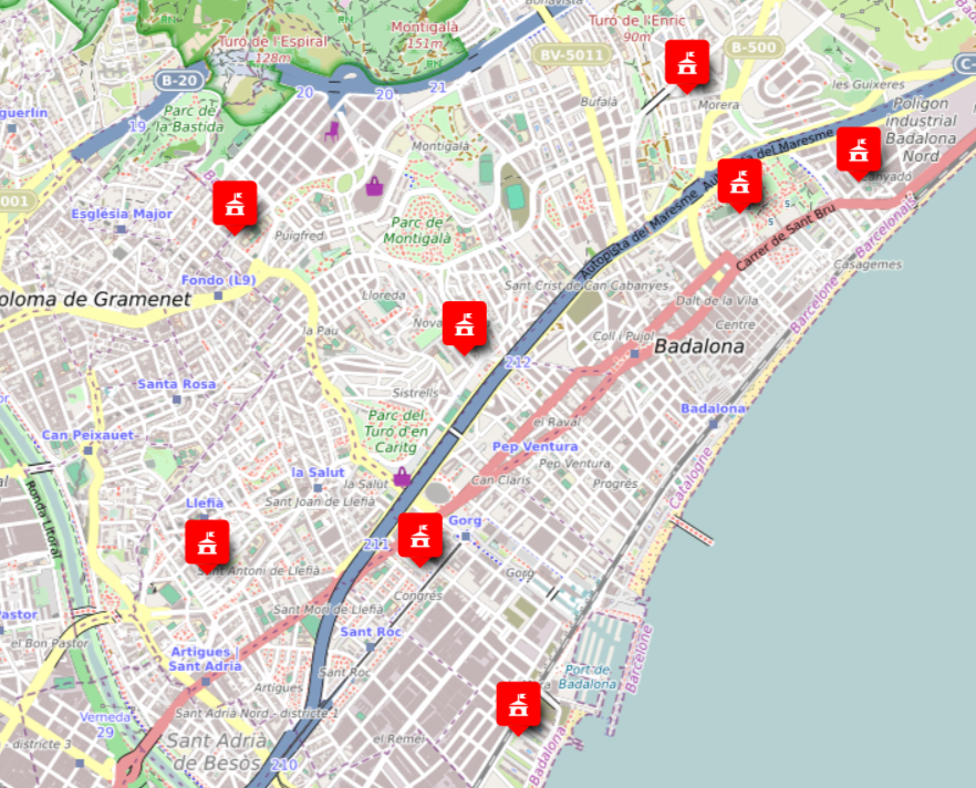 llefia's tweet photo. En aquest mapa podeu veure punts veïnals i solidaris a #Badalona de recollida de material pels damnificats de la #DANA a #València 

🗺️https://t.co/7qkTU660HG https://t.co/RqiU4OPJeN