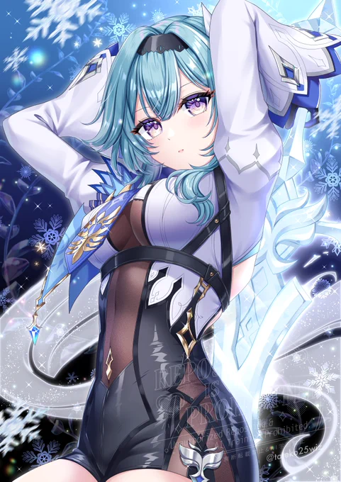 遅れたけどエウルアおめでとう〜!!キャラデザが美し過ぎて大好き #エウルア生誕祭2024 #Eula 