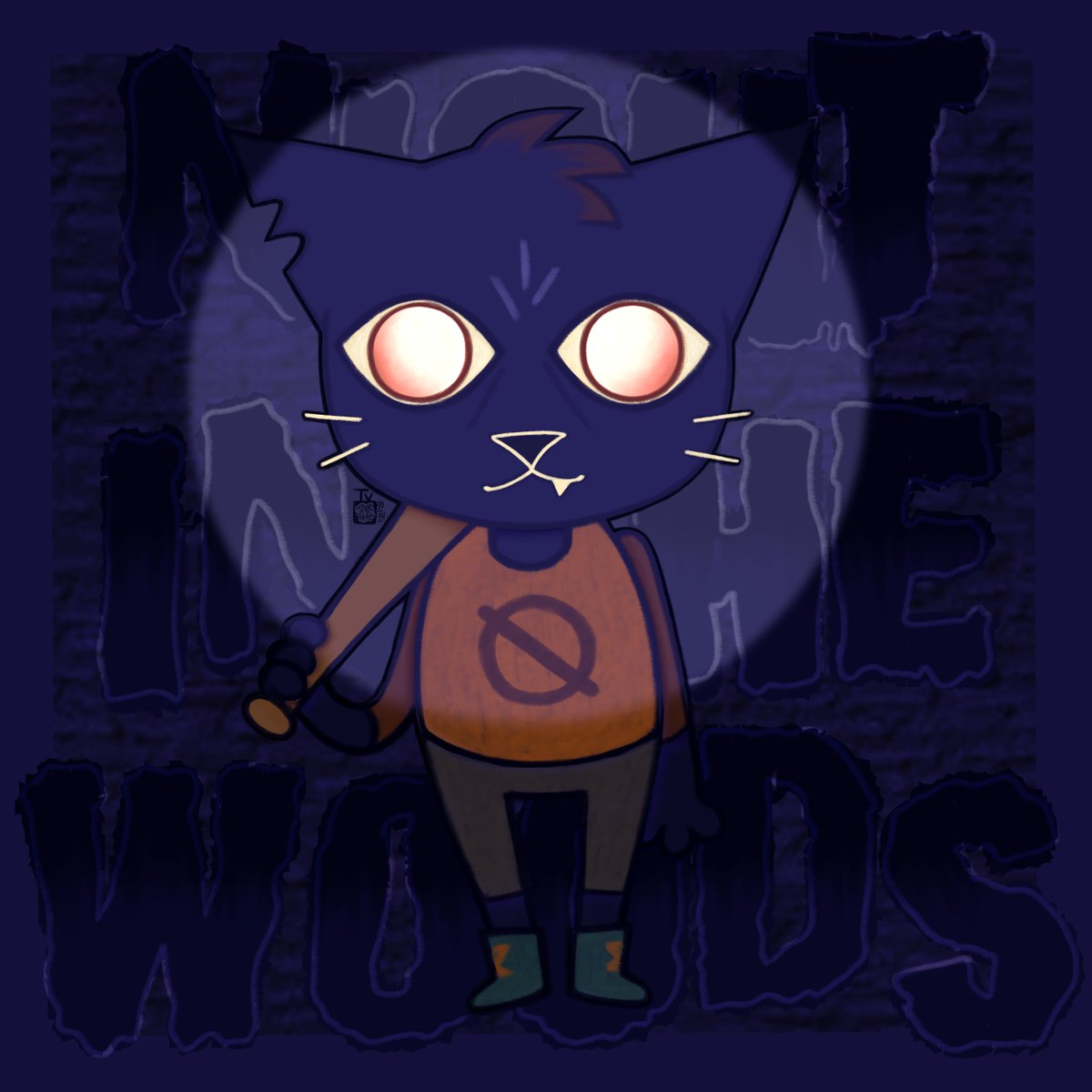 My first piece of Night in the woods fanart!! Finally played the game about a month ago and absolutely loved it!! #nightinthewoods