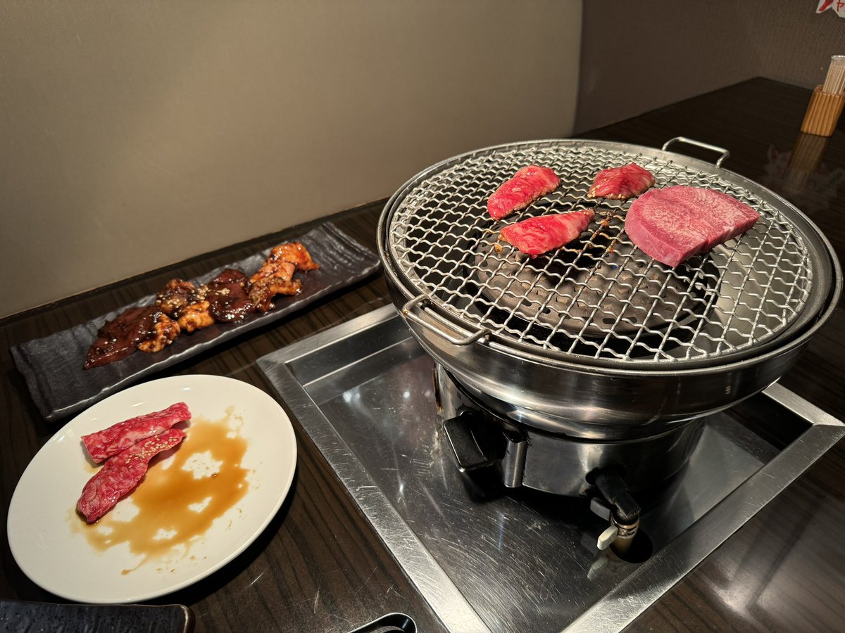 ndayo2nd's tweet image. この前言ってた焼肉屋さんに来た
焼肉ドラゴ　押上店

スカイツリーの裏側で少し行きにくいけど、美味しいからみんな行ってあげてほしい。