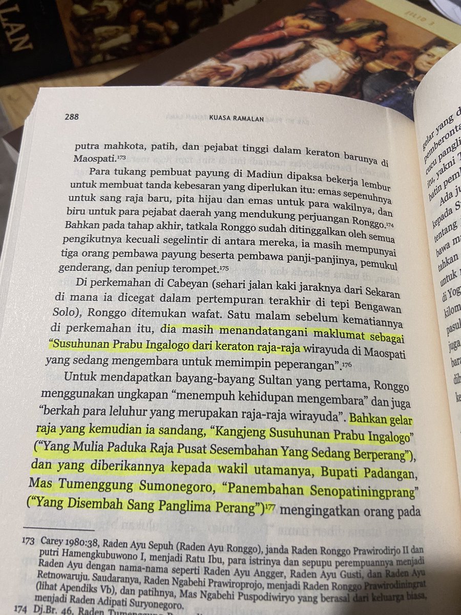 Sebelah kiri gambar hlm. 94 buku Madiun. Bandingkan dengan sebelah kanan; KR hlm. 288! 

Di situ Pak Margana tidak mencantumkan rujukan, padahal data tersebut masih eksklusif; ada sumber primernya dan belum jadi pengetahuan umum.
