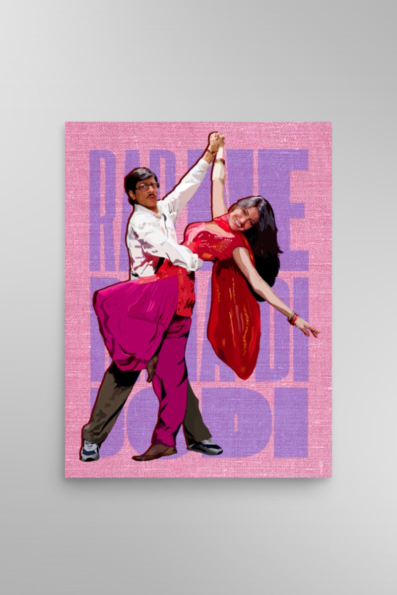 thepeechstore's tweet photo. #ShahRukhKhan Collection: Rab Ne Bana Di Jodi Poster (hand drawn) https://t.co/txsgmWkU2f https://t.co/secVAZ8J1M