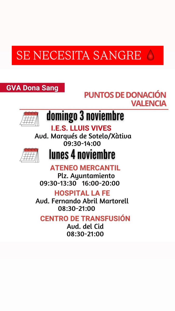 SE NECESITA SANGRE 🩸