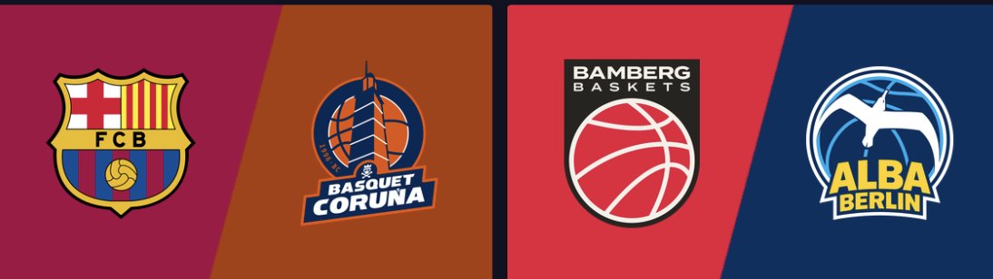 Komea sunnuntai iltapäivän koristupla🇩🇪🇪🇸

Klo 13.20 Barca (3-2) - Coruna (2-3)
Klo 15.50 Bamberg (1-4) - Alba (2-3)

Yskähdelleen sarjansa aloittaneiden joukkueiden iltapäivä luvassa - ketkä pystyvät ottamaan tärkeän voiton, keillä jatkuu tuska?
<a href="/EMkynen/">Esa Mäkynen</a> selostamossa seurassanne