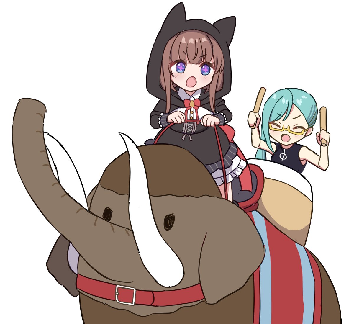 「レイド突破おめでとう!#アップランドARK #ちぇり絵 」|OOO@シロ組🌌のイラスト
