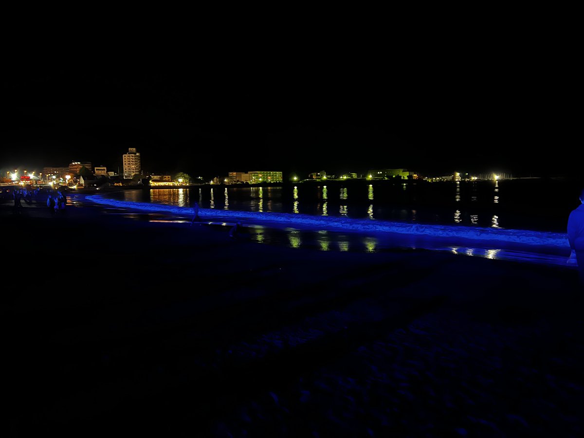 Ninosan606's tweet image. 行くのは2年ぶり！
逗子海岸ナイトウェーブ🌊💙
やっぱり綺麗

 #逗子海岸
 #逗子
 #ナイトウェーブ