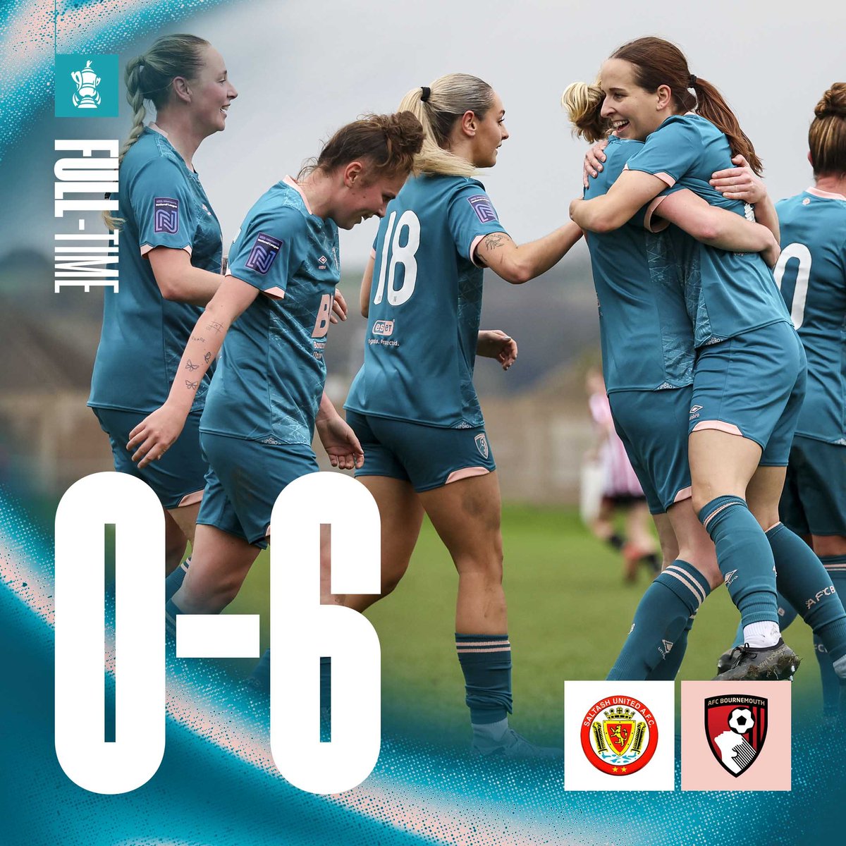 AFCBournemouthW's tweet photo. We're in the 🎩 for the second round of the #AdobeWomensFACup 🍒 https://t.co/tnu3P1Fr2K