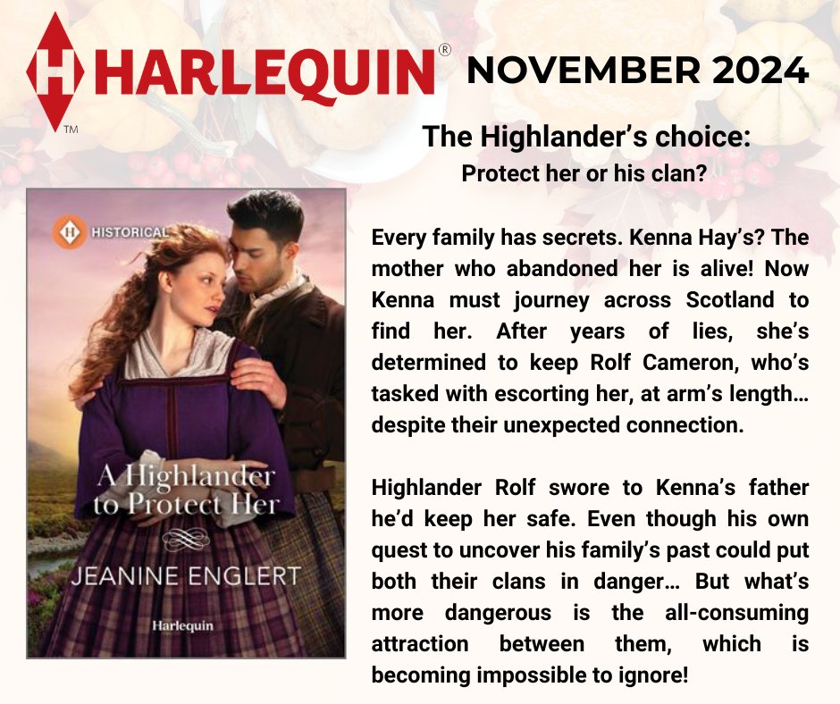 A bodyguard and forced proximity await in the emotional final installment of Secrets of Clan Cameron.

Read A Highlander to Protect Her today: harlequin.com/shop/books/978…