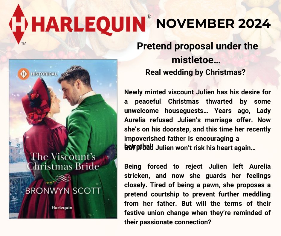 A spicy second-chance romance to warm up your winter nights!

Get The Viscount's Christmas Bride here: harlequin.com/shop/books/978…