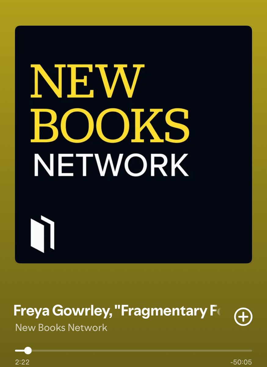 Freya_Gowrley's tweet image. I’m on @NewBooksNetwork this week, talking about my forthcoming book, Fragmentary Forms: A New History of Collage ✂️✨💚 

Listen here - open.spotify.com/episode/6m4Qij…