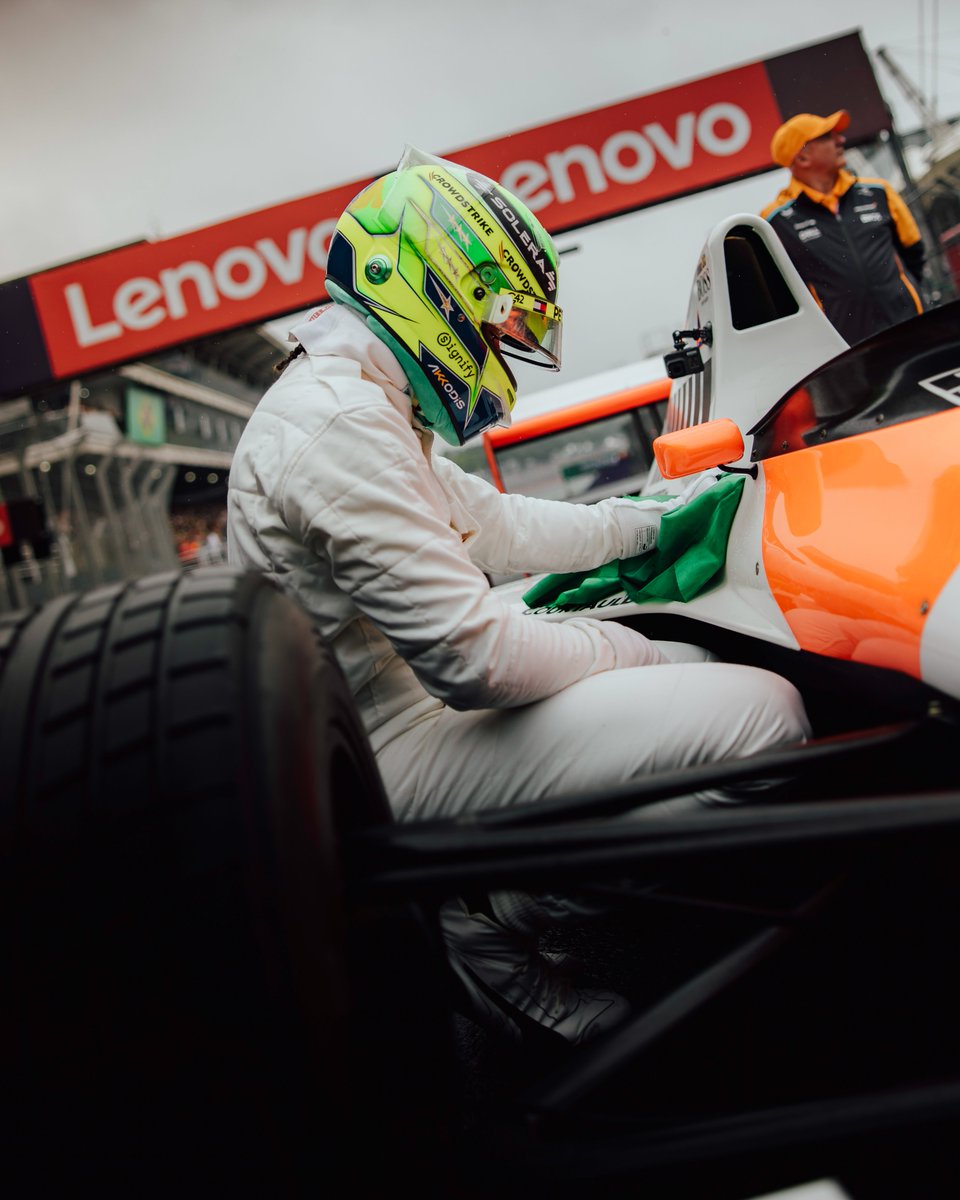 F1's tweet photo. A day Lewis will never forget 💛💚

#F1 #BrazilGP https://t.co/oWqL0UdPUf