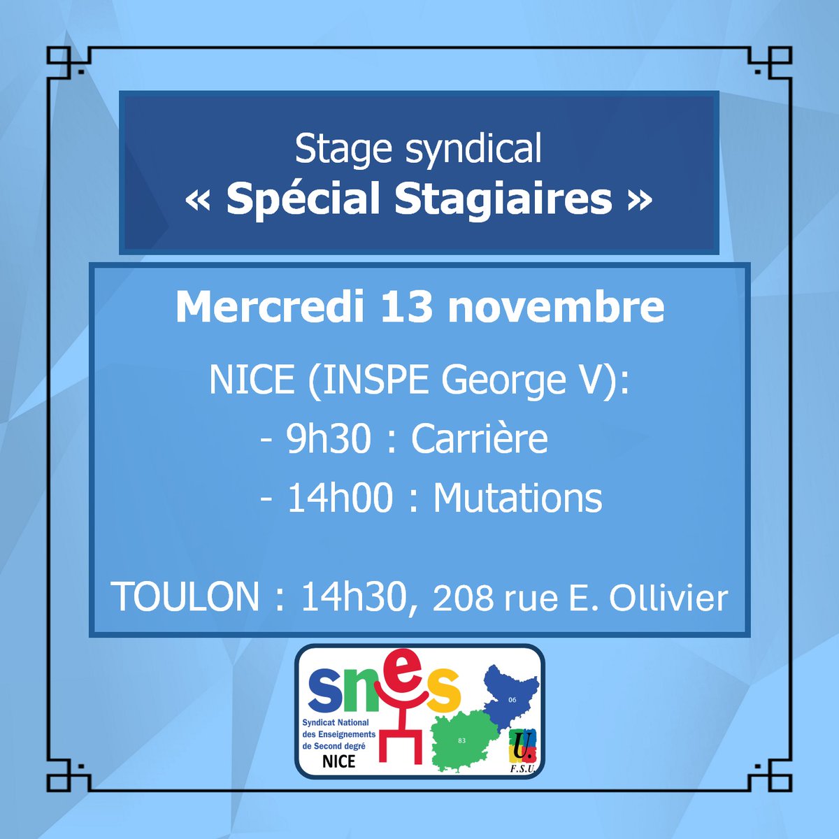 SNES-FSU Aca de Nice tweet media