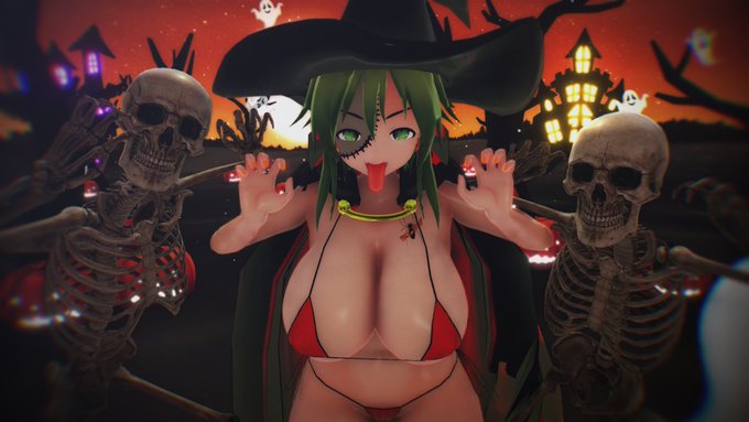 Trick or Treat! | 岳酔 #pixiv https://t.co/rrJacAIsCM 投稿しました 