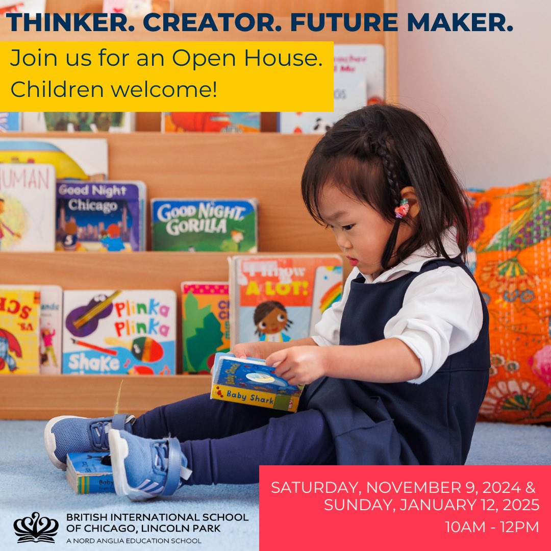BISCLincolnPark's tweet image. There’s still time to join us for our family-friendly #OpenHouse next Saturday 11/9! Learn more about our diverse and dynamic international school for children 15 mths – 11 years. We can’t wait to meet you!
🌎RSVP: nordangliaeducation.com/bisc-lincoln-p…
#NordAngliaEducation @NAEducation