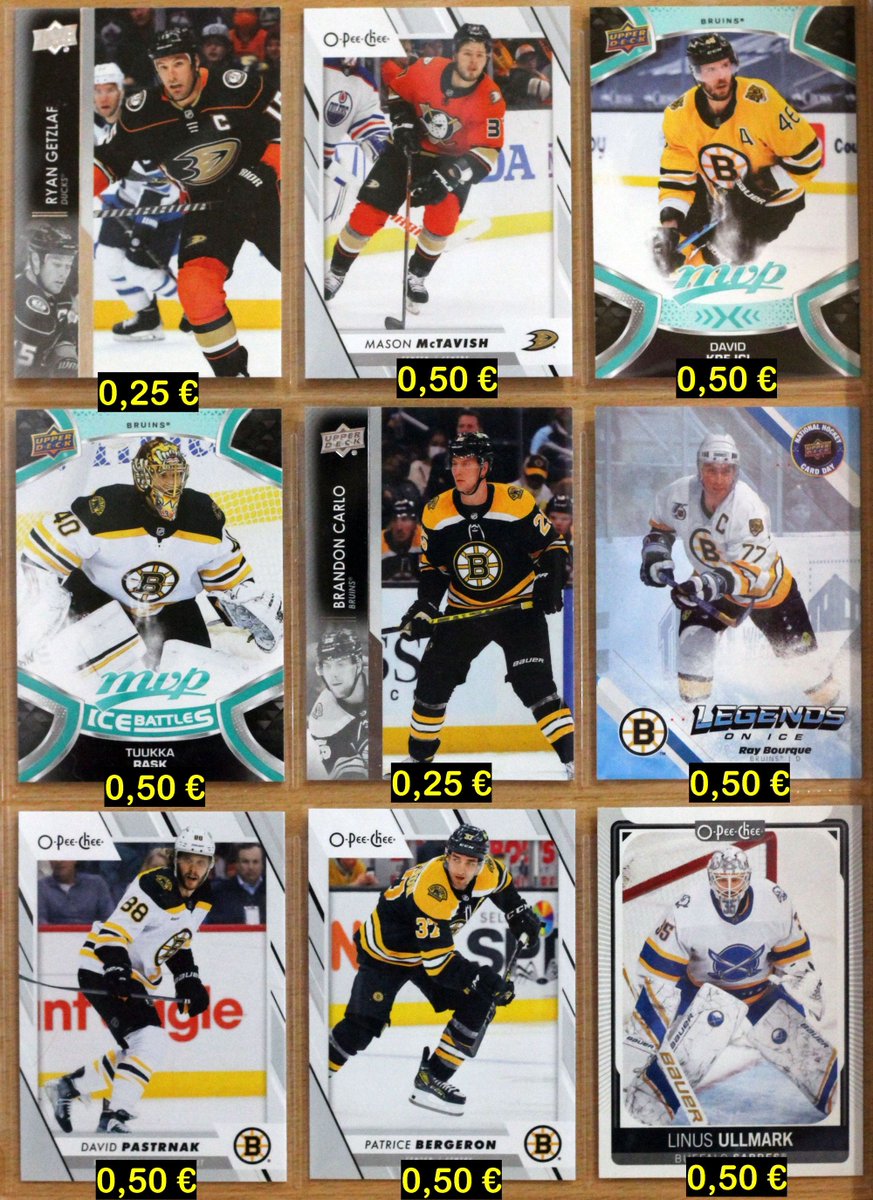Cartes NHL 1/10 
*Port à ajouter *