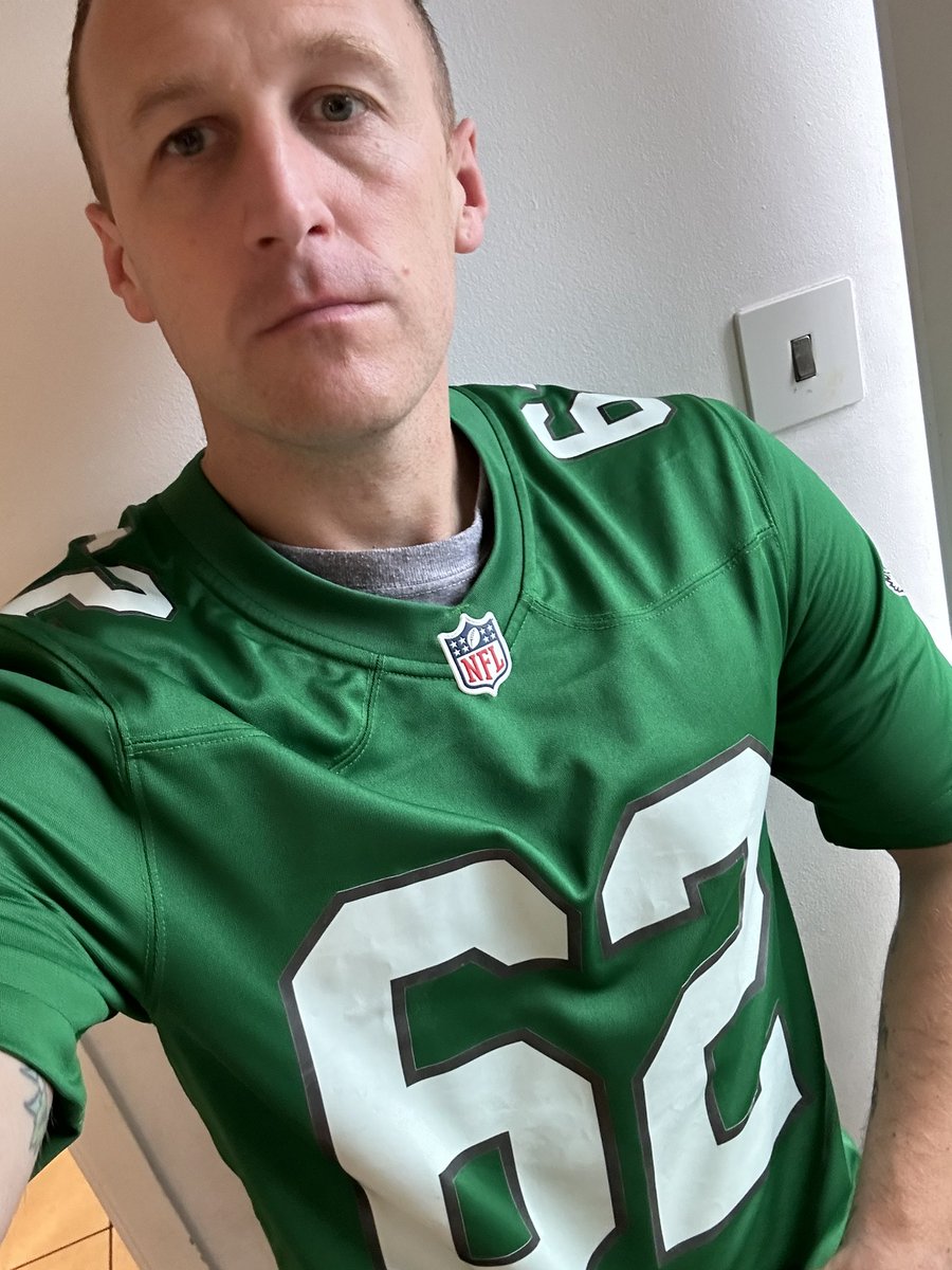 samoakley88's tweet photo. Who’s repping #jasonkelce today. Stand with Jason, what the dude was doing and saying to him was wrong.  #standwithjason. #flyeaglesfly https://t.co/FL0RsJLJdK