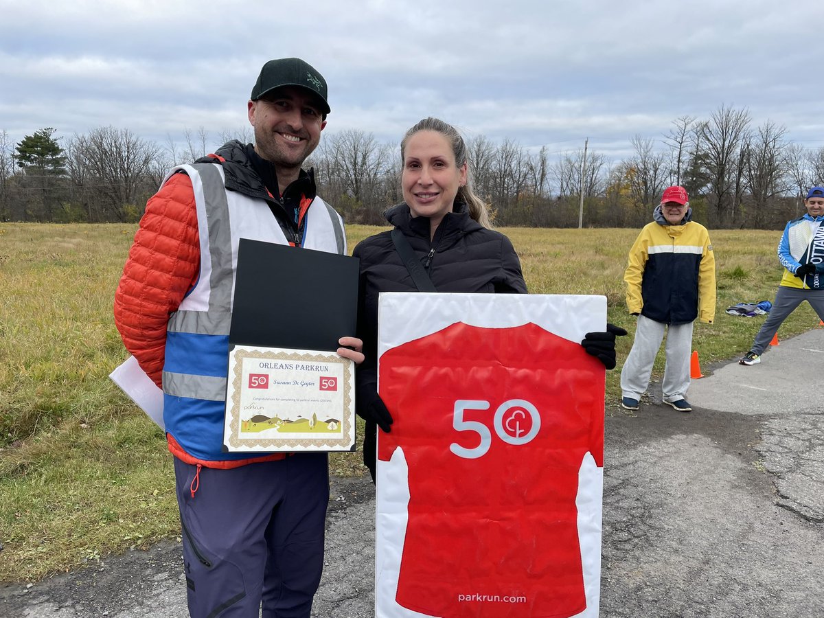 orleansparkrun's tweet photo. 212th event / 212e évènement - NOVEMBER 3

We had 85 participants, including several first-timers, and a visitor from Taiwan, who ran, jog or walk.

Thanks again to our volunteers, who made this event possible. 🏃🏻‍♂️🏃🏼‍♀️🚶‍♀️🦮
Check this week’s results:

https://t.co/PuaF7RzAug https://t.co/GWnZFKbKxr