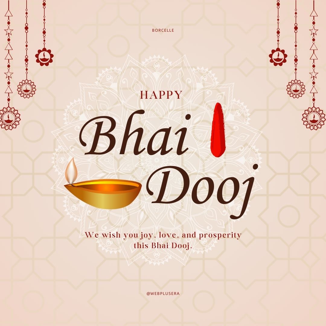 webplusera's tweet image. May our bond grow stronger with each passing year. Happy Bhai Dooj!  

#bhaidooj #diwali #bhaidoojspecial #happybhaidooj #bhai #love #festival #bhaibehen #india #bhaidoojgifts #brothersisterlove #bhaidoojcelebration #indianfestival #bhaiya #bhaiduj #bhaibhai #dhanteras #bhaii