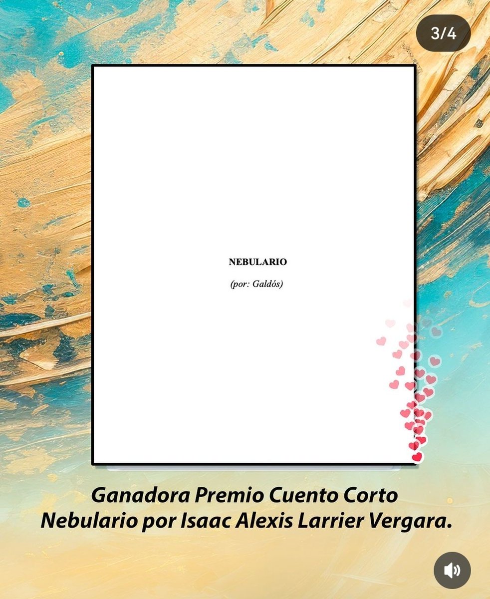 Me alegra anunciarles que mi compilación de cuentos "Nebulario" ha ganado el concurso de Escritura Jorge Conte Porras del Banco Nacional, categoría cuento corto.

Agradezco al <a href="/banconalpa/">Banco Nacional de Panamá</a> por este privilegio.