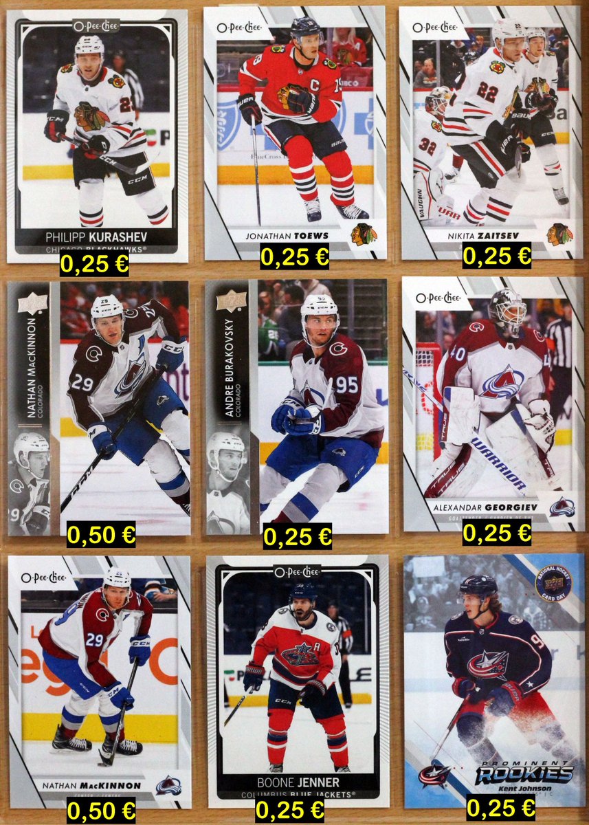 Cartes NHL 2/10
*Port à ajouter *