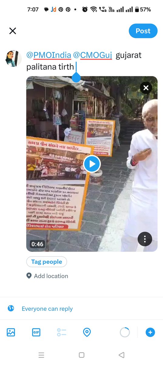vitragjeevavat's tweet photo. @PMOIndia @CMOGuj Jain pilgrimage palitana need Justice https://t.co/EILZN66QWV